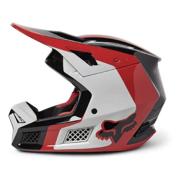 Casco Moto V3 RS Efekt Rojo/Blanco/Negro Fox - Imagen 2