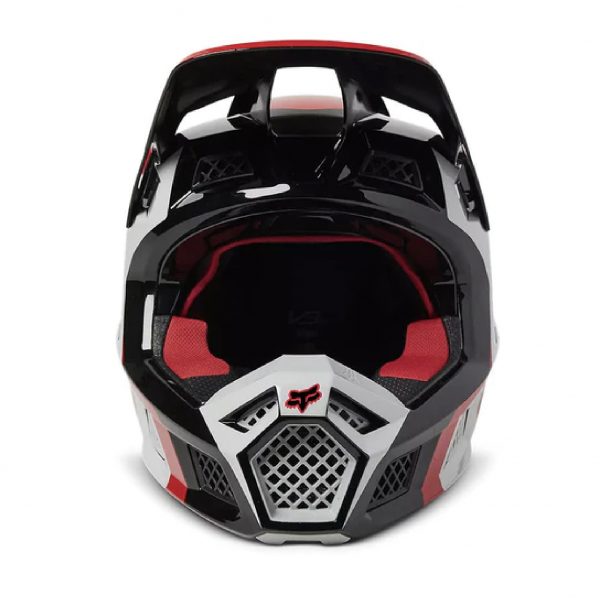 Casco Moto V3 RS Efekt Rojo/Blanco/Negro Fox - Imagen 3