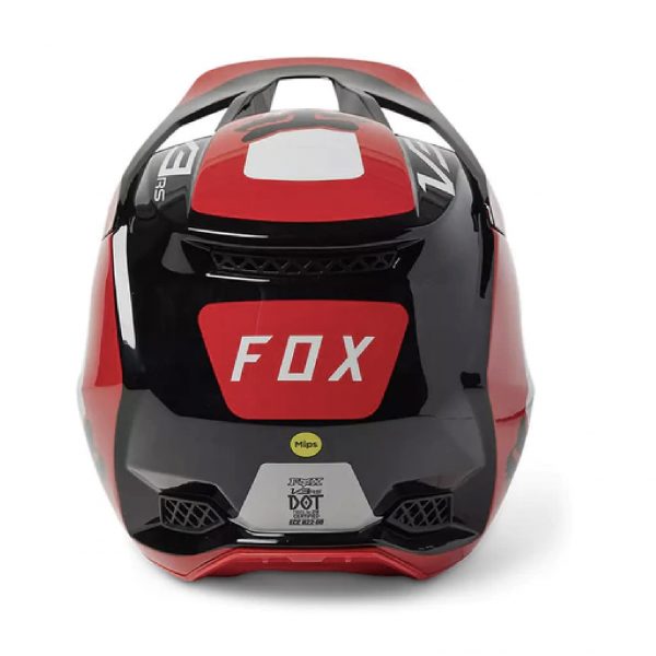 Casco Moto V3 RS Efekt Rojo/Blanco/Negro Fox - Imagen 4
