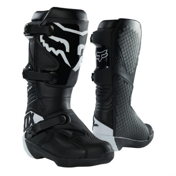 Botas Moto Mujer Comp Negro Fox