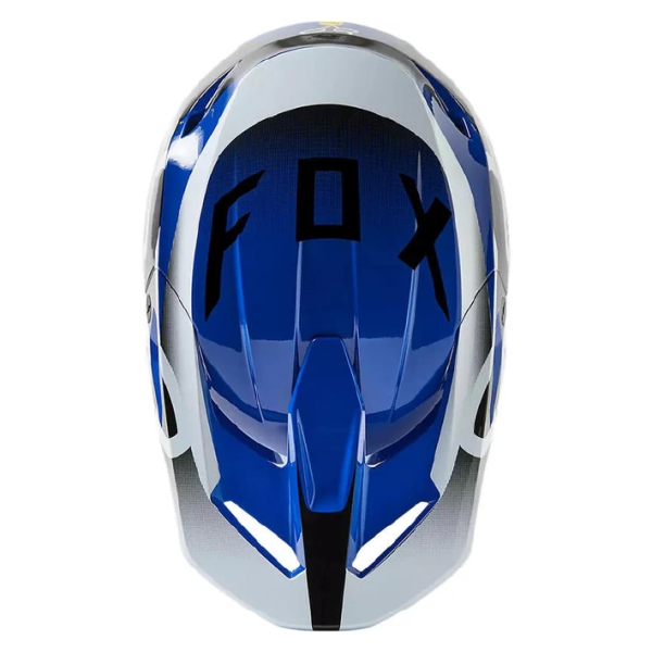 Casco Moto V1 Leed Azul Fox - Imagen 4