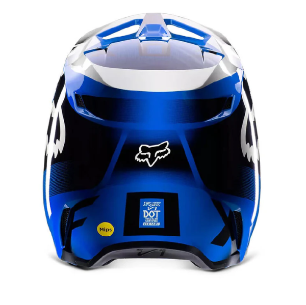 Casco Moto V1 Leed Azul Fox - Imagen 3