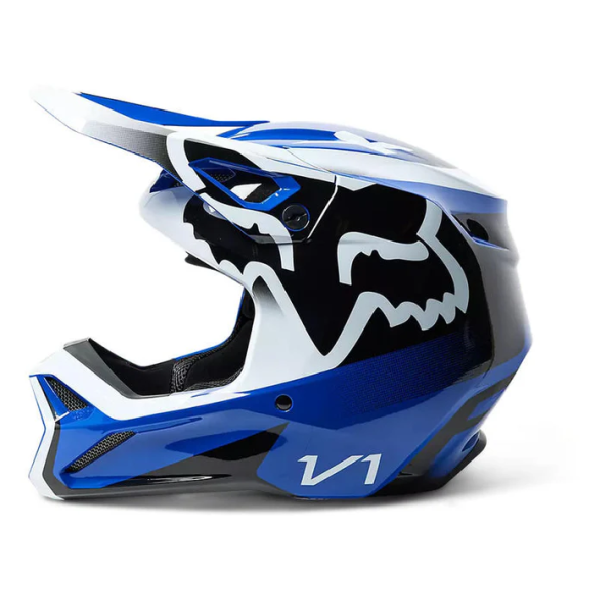 Casco Moto V1 Leed Azul Fox - Imagen 2