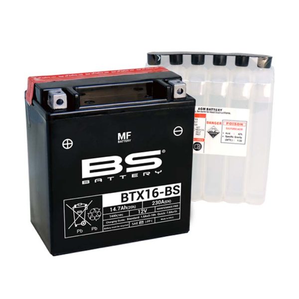 BATERIA BS BATTERY BTX16-BS