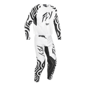 TRAJE FLY RACING EVO DST L.E. ABYSS  WHITE//BLACK 2025