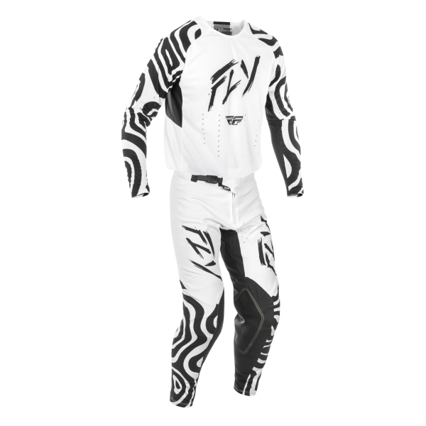 TRAJE FLY RACING EVO DST L.E. ABYSS  WHITE//BLACK 2025