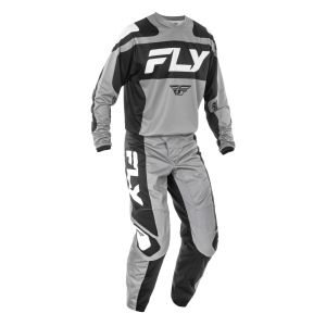 TRAJE FLY RACING F-16 GREY//BLACK//WHITE 2025