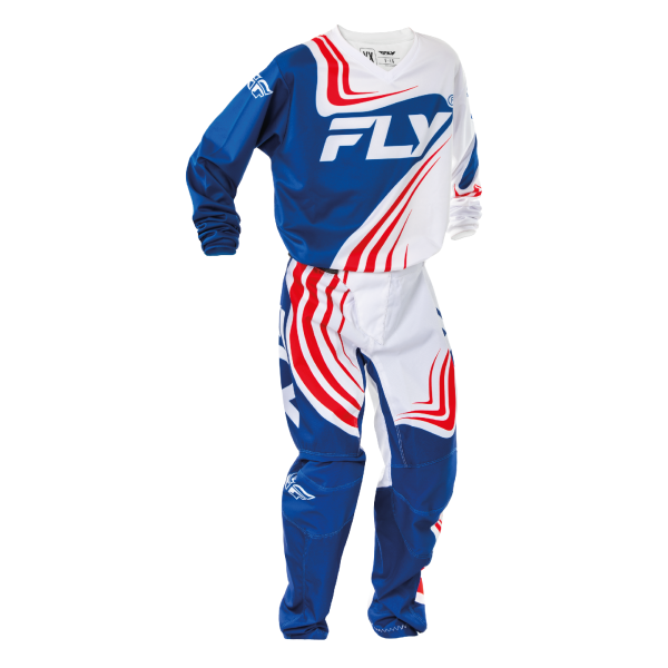 TRAJE FLY RACING F-16 YOUTH  BLUE//RED//WHITE 2025