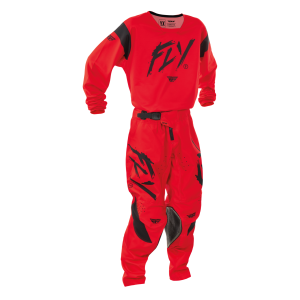 TRAJE FLY RACING NIÑO KINETIC STOKE  RED//BLACK 2025