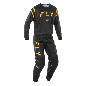 TRAJE FLY RACING KINETIC CENTER BLACK//GOLD 2025