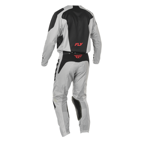 TRAJE FLY RACING KINETIC SYM LIGHT GREY//RED//BLACK 2025 - Imagen 2