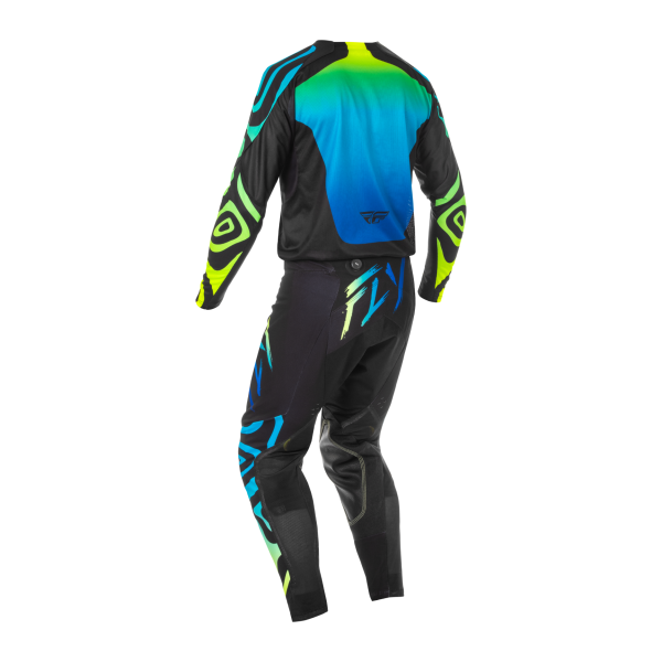 TRAJE FLY RACING EVO DST S.E. ZEN  BLACK//BLUE//HI-VIS 2025 - Imagen 2