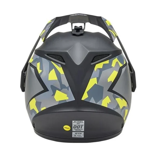 Casco Bell MX-9 Adventure MIPS Matt Negro/ Amarillo - Imagen 5