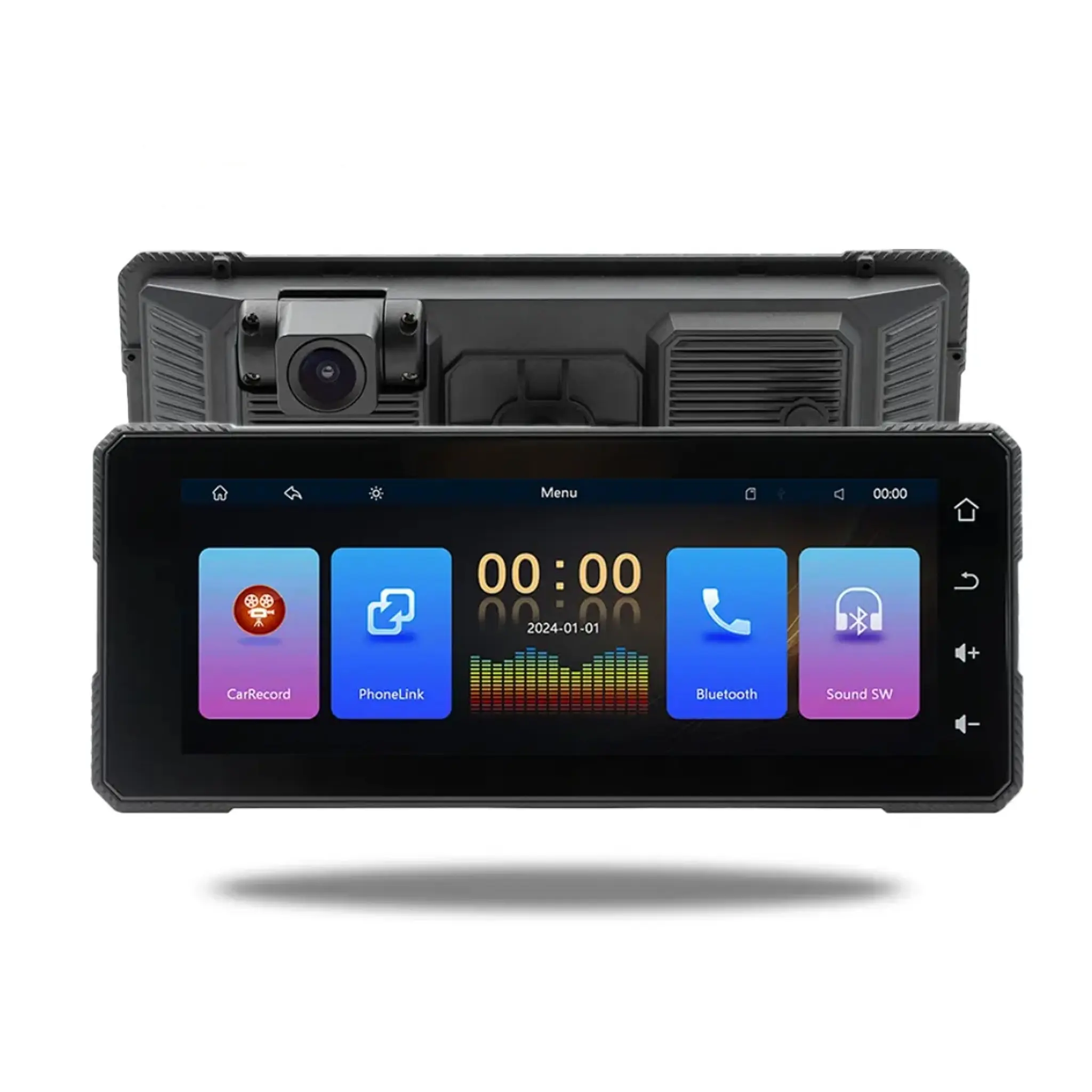 Pantalla para Moto 6.86'' Apple CarPlay / Android Auto - Plug and play