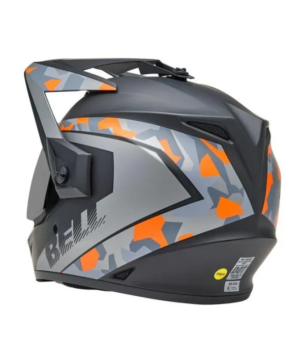 Casco Bell MX-9 Adventure MIPS Mesa Matte Negro Naranjo Camo - Imagen 2