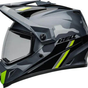 Casco Moto Calle MX-9 Adventure Mips Gris Verde Bell - Imagen 3