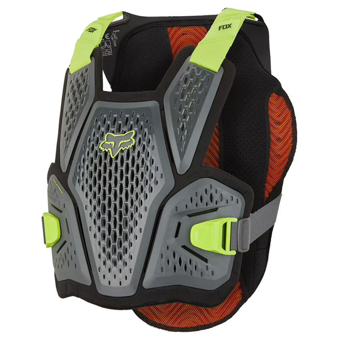 Jofa fox Raceframe Impact D3O Gris/Amarillo