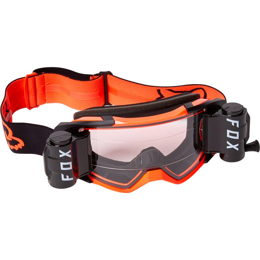 FOX Antiparras Moto Roll Off Vue Stray Naranjo