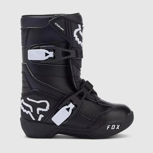 Botas Moto Infantil Comp Negro Fox - Imagen 2