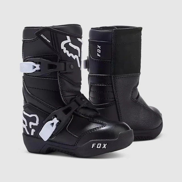 Botas Moto Infantil Comp Negro Fox