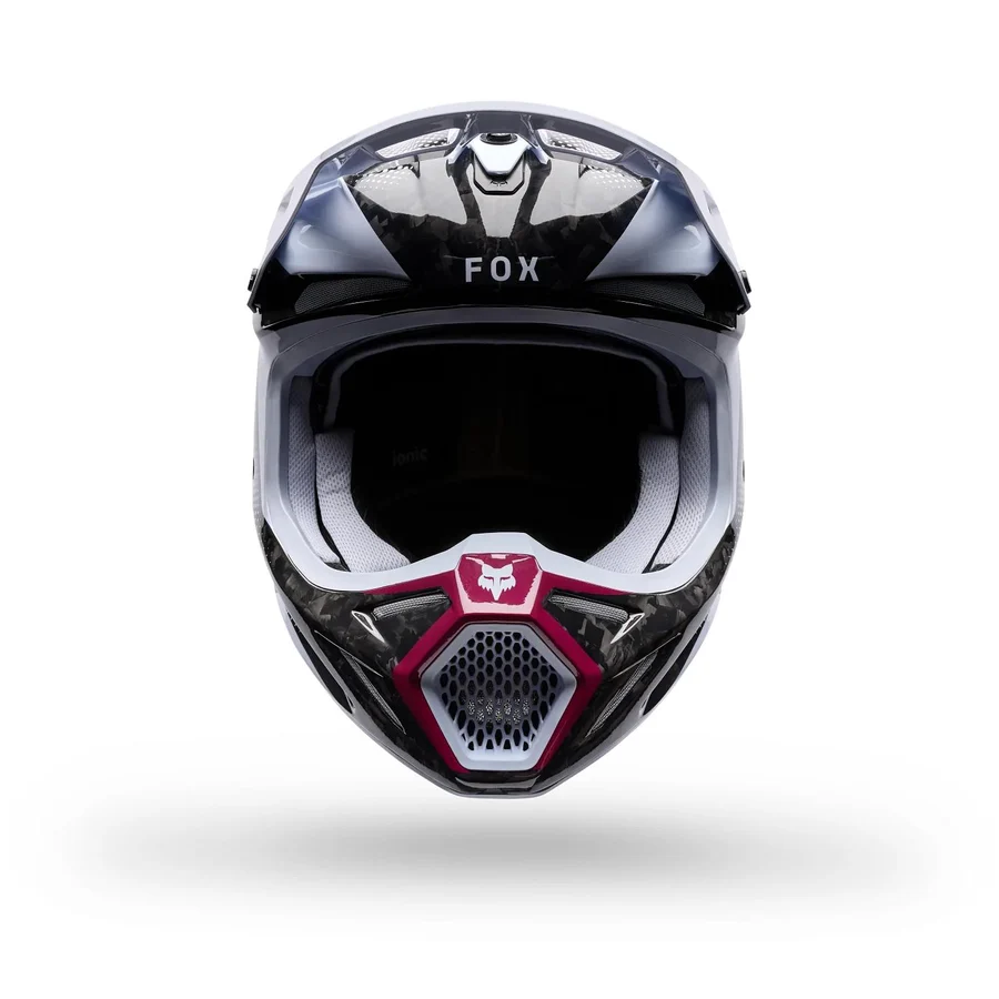 Casco Moto V3 RS Tactile Negro/Blanco Fox - Imagen 4