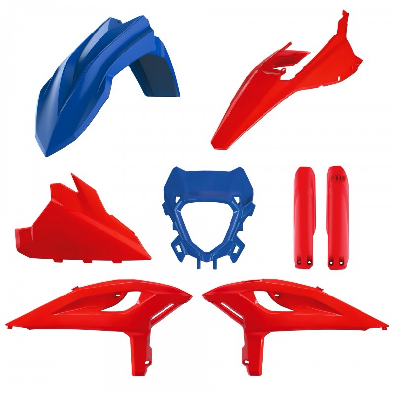 Kit Plásticos Completos POLISPORT Beta Red/Blue (25-26)